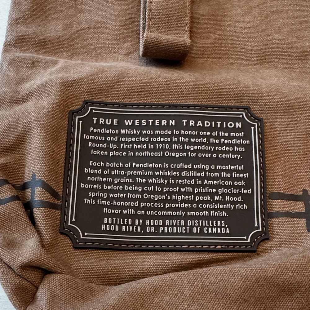 Pendleton Whisky Brown Drawstring Bag - Picture 4 of 6